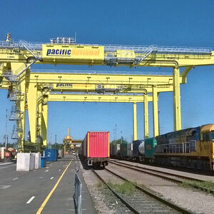 Konecranes rail mounted gantry crane